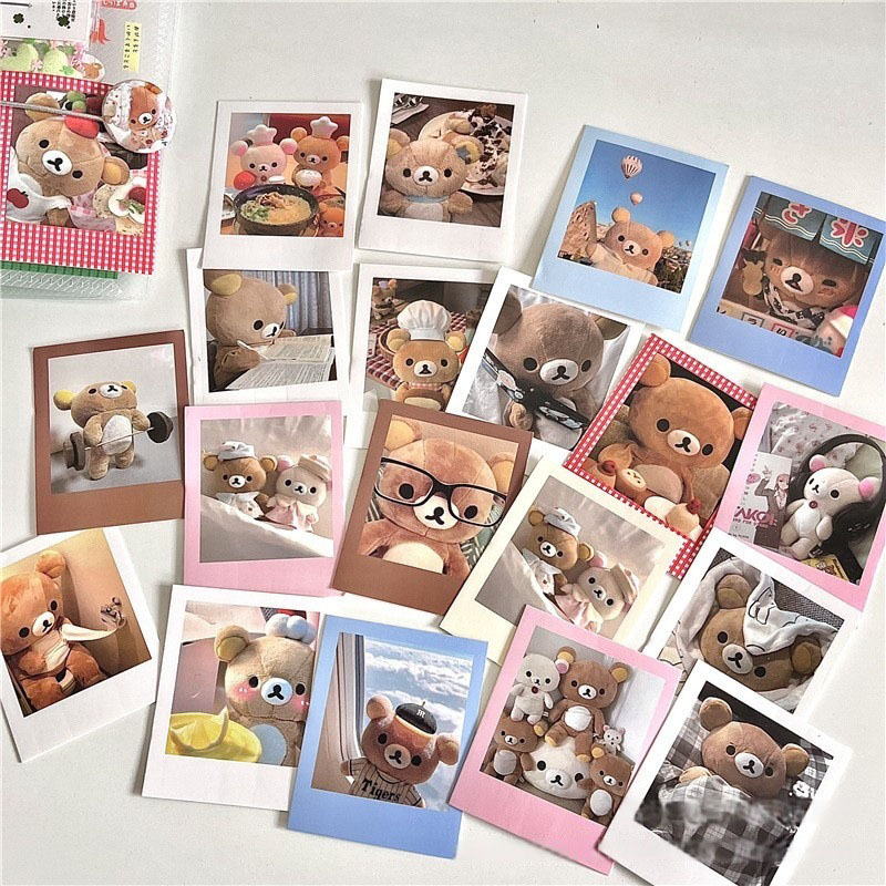 Vintage Collectible Bears - 귀여운 곰 DIY 스크랩북 장식 메모
