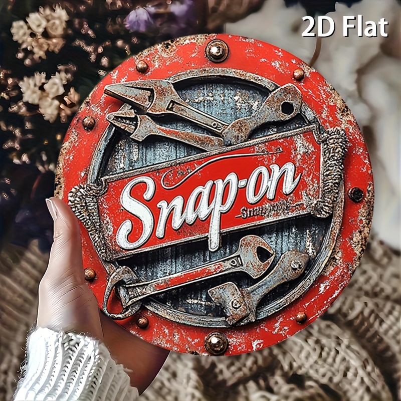 Vintage Collectible Plates - 2D 플랫 1개 빈티지 메탈 사인