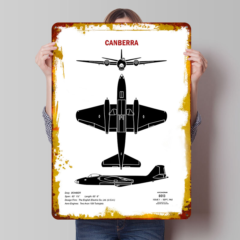 Canberra Vintage & Collectible Centre Reviews - 캔버라 기념 주석 명판 포스터 맞춤형