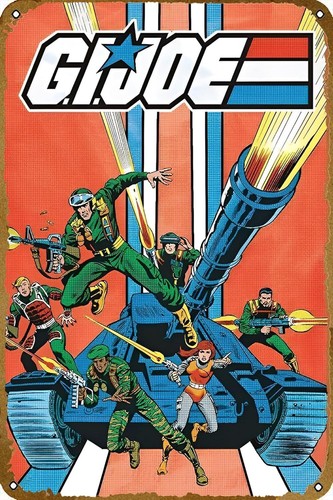 Gi Joe – 탱크 포스터 빈티지 레트로 수집용 주석 - Vintage Collectible Tins 리뷰 및 가격