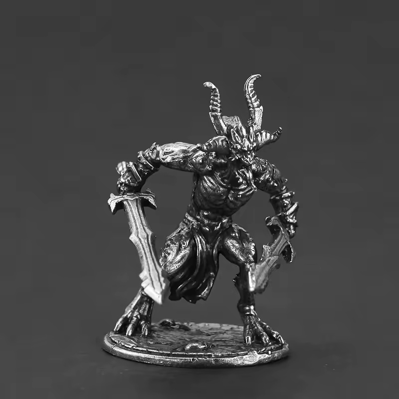 빈티지 금속 헬 데몬 군인 미니어처 모델 전쟁 체스 보 - Vintage Collectible Board Games 리뷰 및 가격