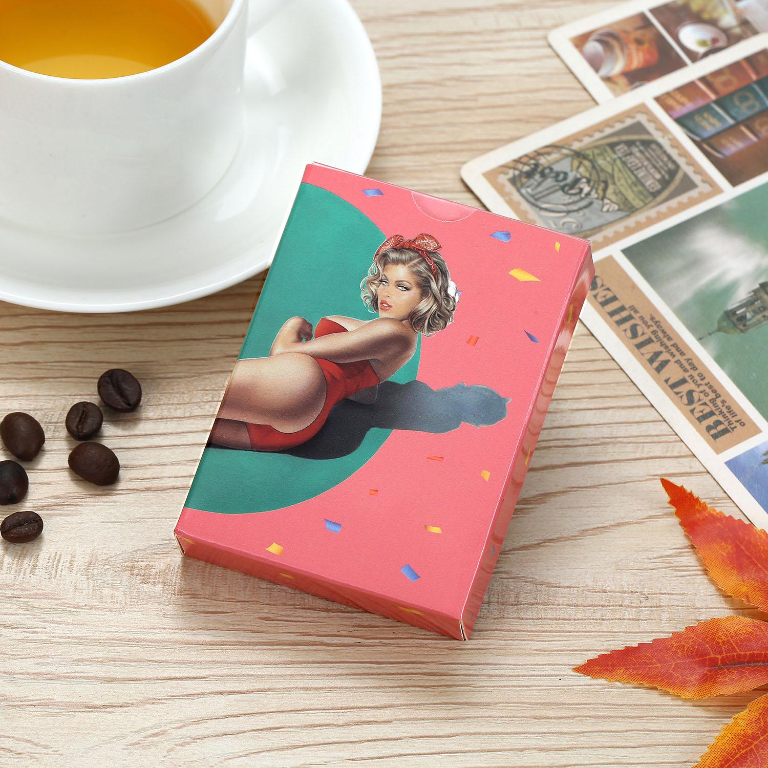 빈티지 데크 카드 레트로 포커 데크 카드 파티 맨 케이 - Vintage Collectible Board Games 리뷰 및 가격