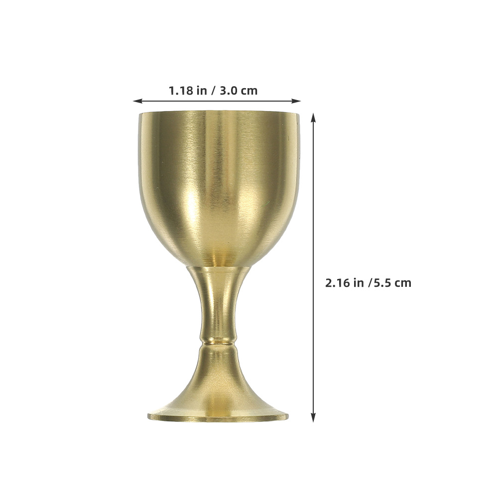 황금 성배 성찬컵 4개 세트 수제 순동 머그컵 교회 제 - Collectible Vintage Wine 리뷰 및 가격