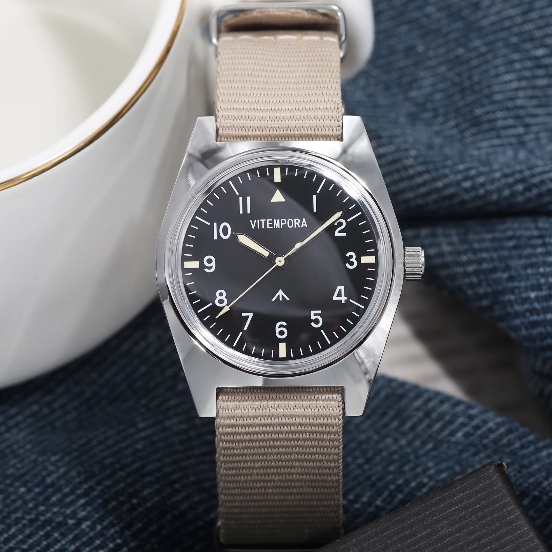 VITEMPORA 36mm 소형 다이얼 파일럿 시계 남 - Vintage Collectible Watches 리뷰 및 가격