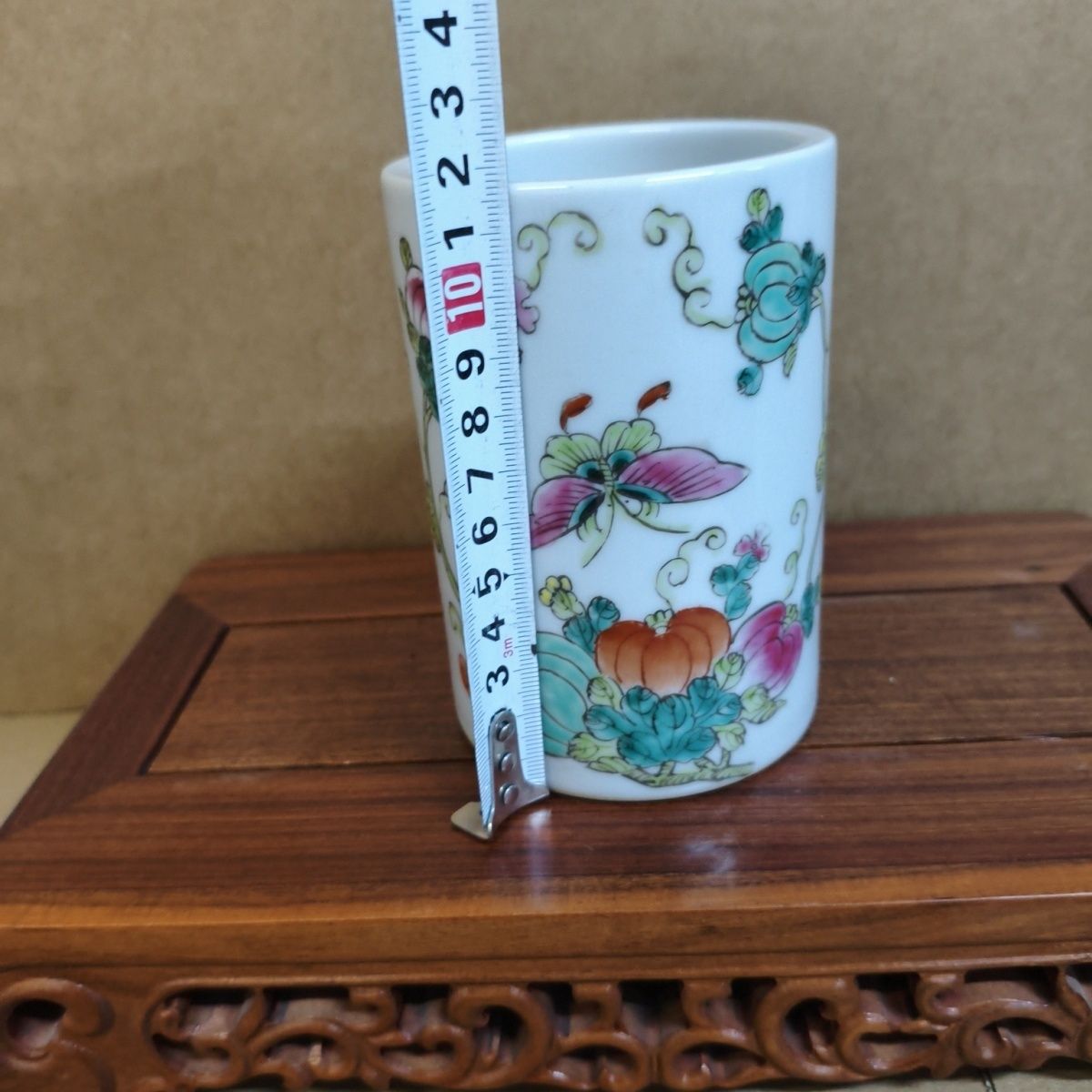 빈티지 수제 파스텔 장식용 항아리 병 상자 그려진 나비 - Vintage Collectible Bottles 리뷰 및 가격
