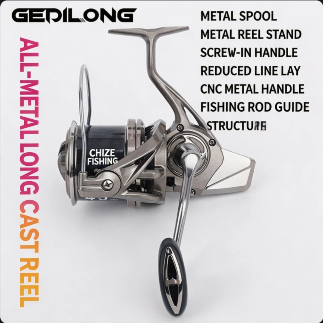 게딜롱 스피닝릴 풀 메탈 롱 캐스팅 낚시릴 CNC 메탈 - Developing Tank Reel 리뷰 및 가격