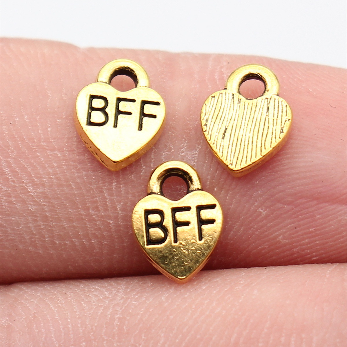 40pcs 9.3x7mm 앤티크 골드 컬러 Bff Be - Vintage Collectibles For Sale 리뷰 및 가격