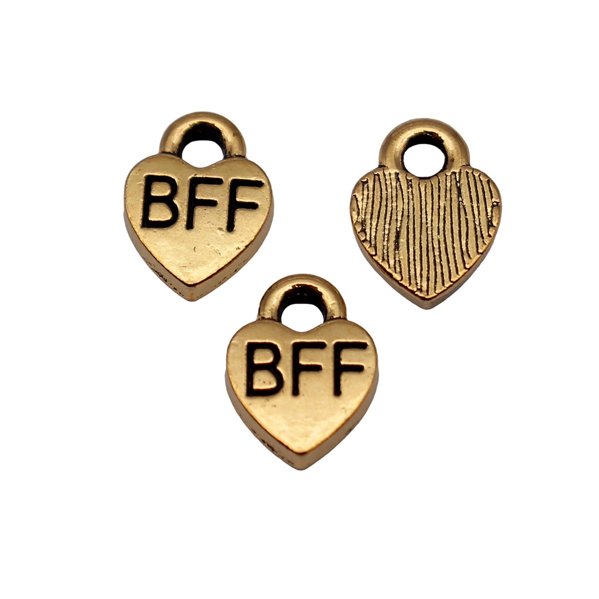 40pcs 9.3x7mm 앤티크 골드 컬러 Bff Be - Vintage Collectibles For Sale 리뷰 및 가격
