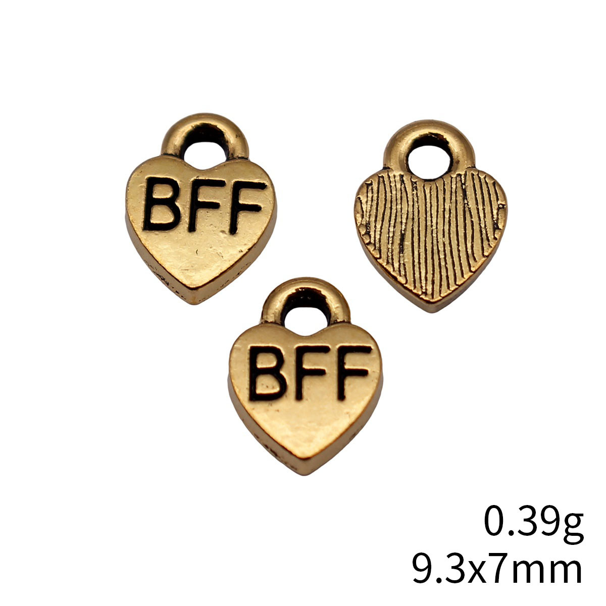 40pcs 9.3x7mm 앤티크 골드 컬러 Bff Be - Vintage Collectibles For Sale 리뷰 및 가격