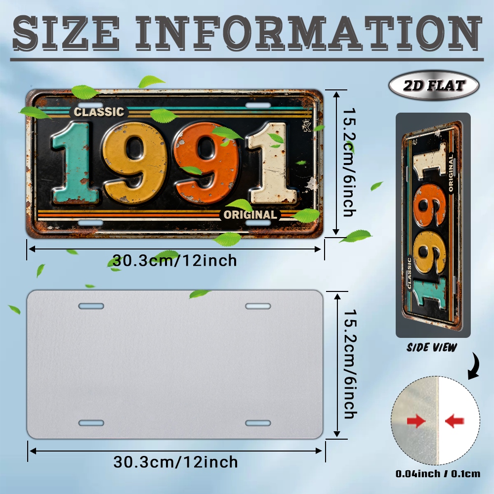 2D 플랫, [2D 플랫] 1개 빈티지 1991 금속  - Vintage Collectible Plates 리뷰 및 가격