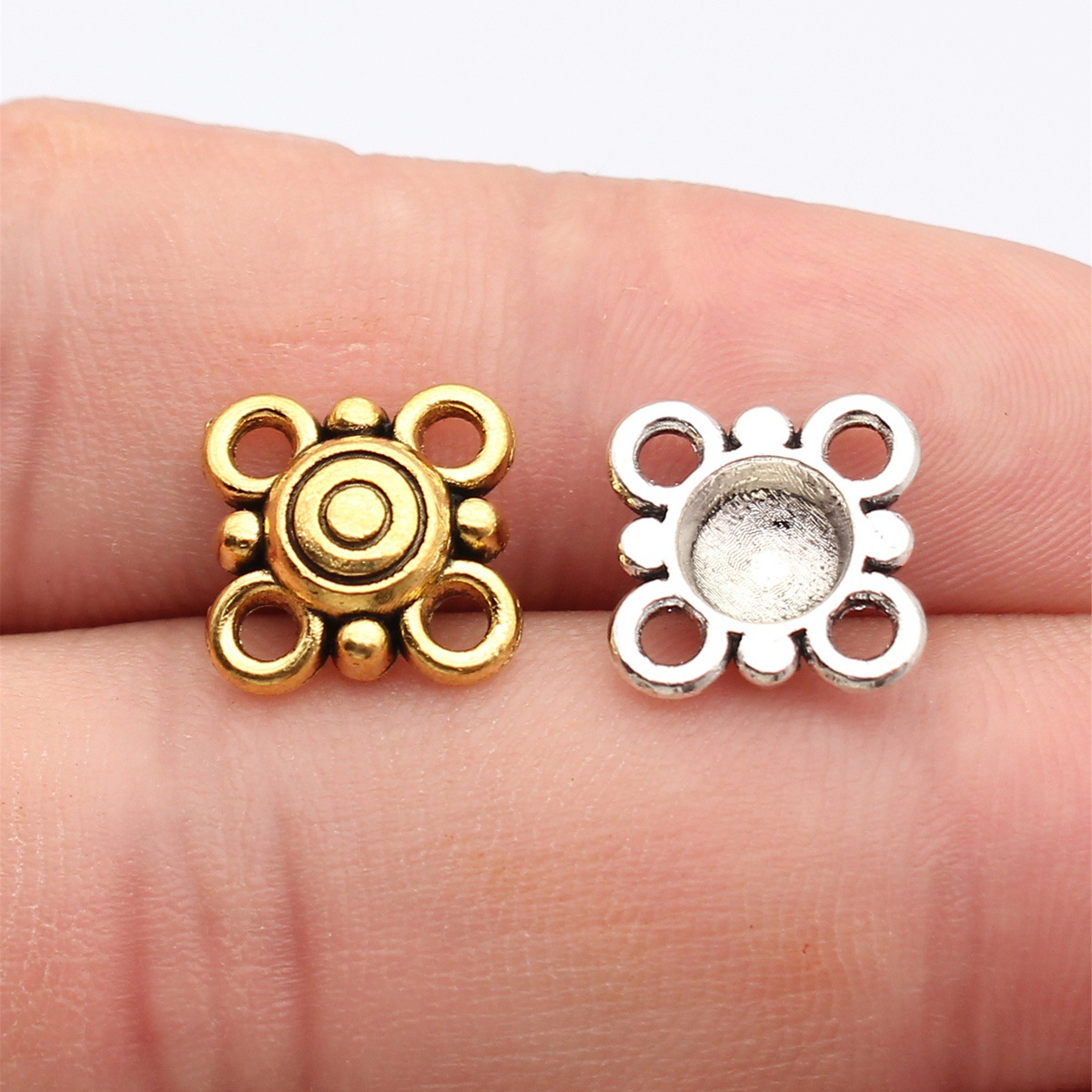 WYSIWYG 20pcs 15x15mm 앤틱 실버 컬러 - Vintage Collectibles For Sale 리뷰 및 가격
