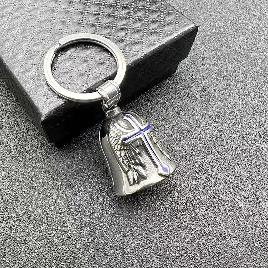 행운의 벨 키 체인 빈티지 크로스 천사 날개 오토바이  - Vintage Collectible Item 리뷰 및 가격
