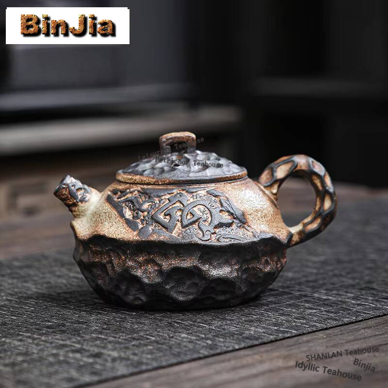 일본 올드 록 머드 티팟, 빈티지 거친 도자기 돌 냄비 - Vintage Collectible Accessories 리뷰 및 가격
