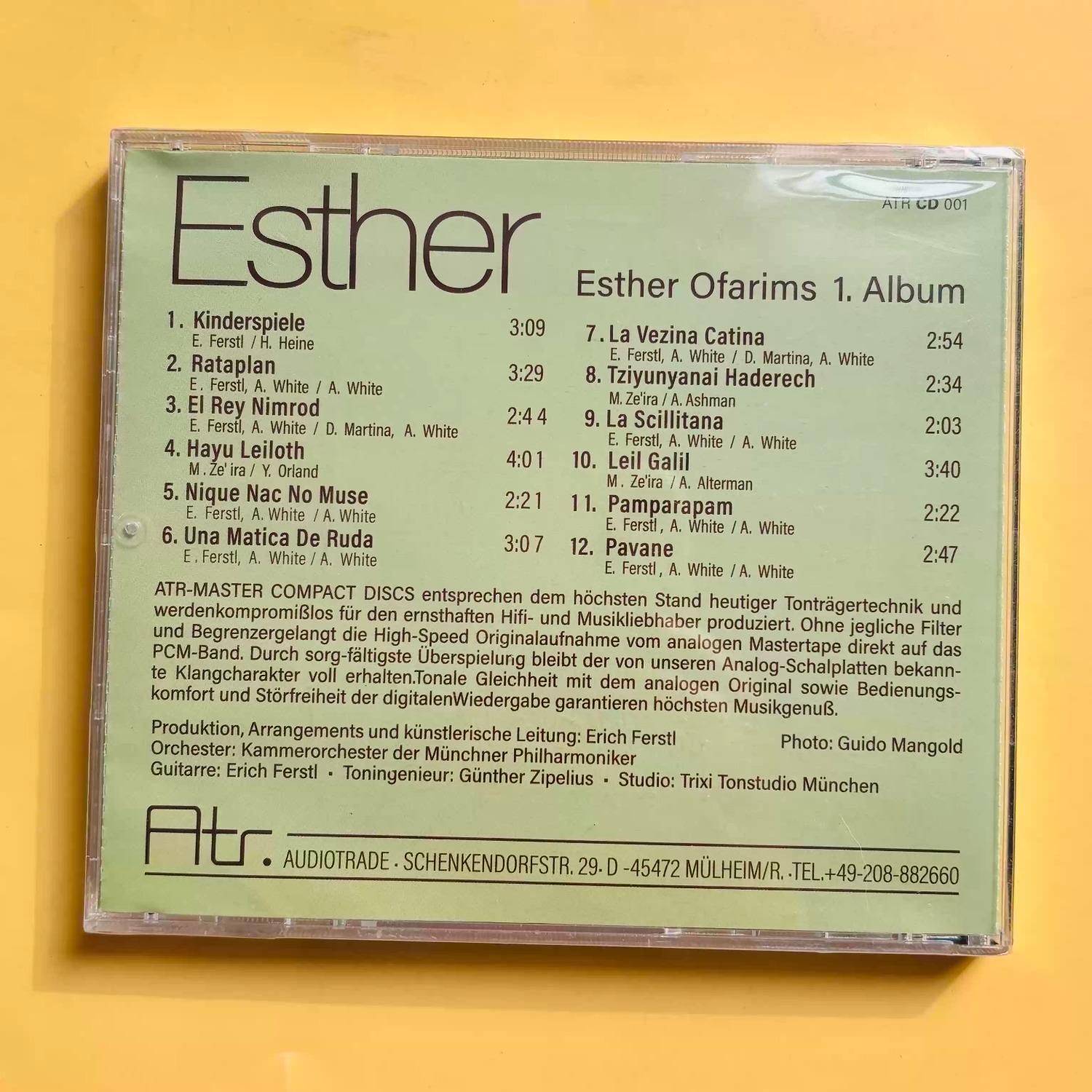 빈티지 여성 보컬 CD 앨범, 