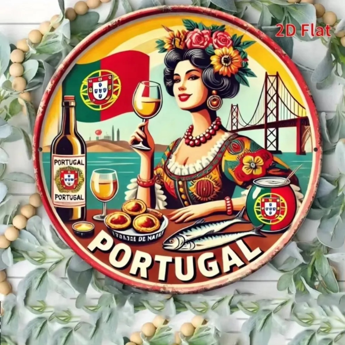 빈티지 레트로 원형 금속 틴 사인 고화질 금속 틴 사인 - Vintage Collectible Tins 리뷰 및 가격