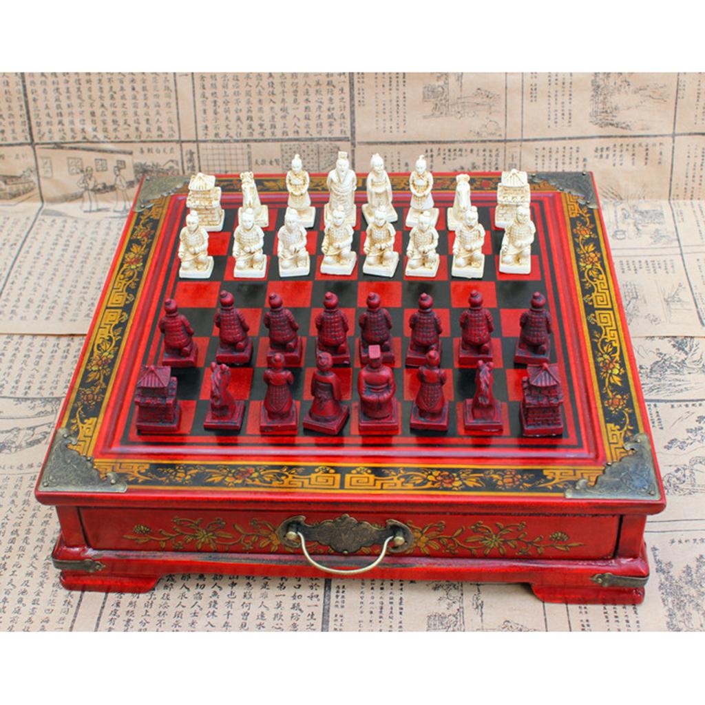 빈티지 체스 고급 레진 중국 체스 세트 전문 보드 게임 - Vintage Collectible Board Games 리뷰 및 가격