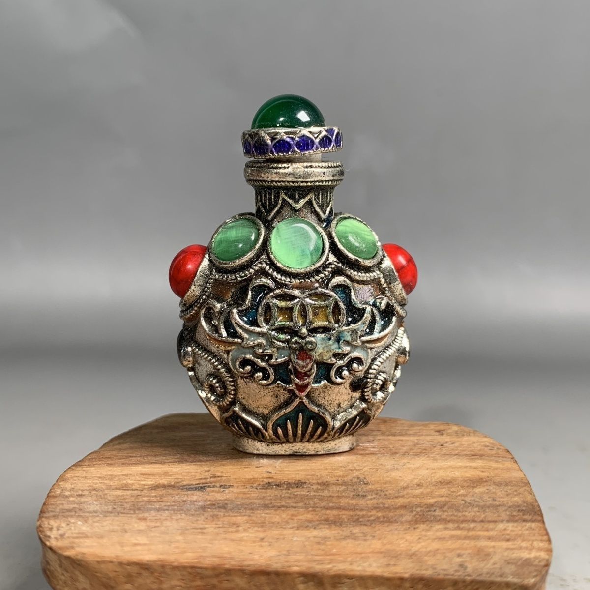 빈티지 칠보 청동 스너프 병, 미니 휴대용 흡연 액세서 - Vintage Collectible Bottles 리뷰 및 가격