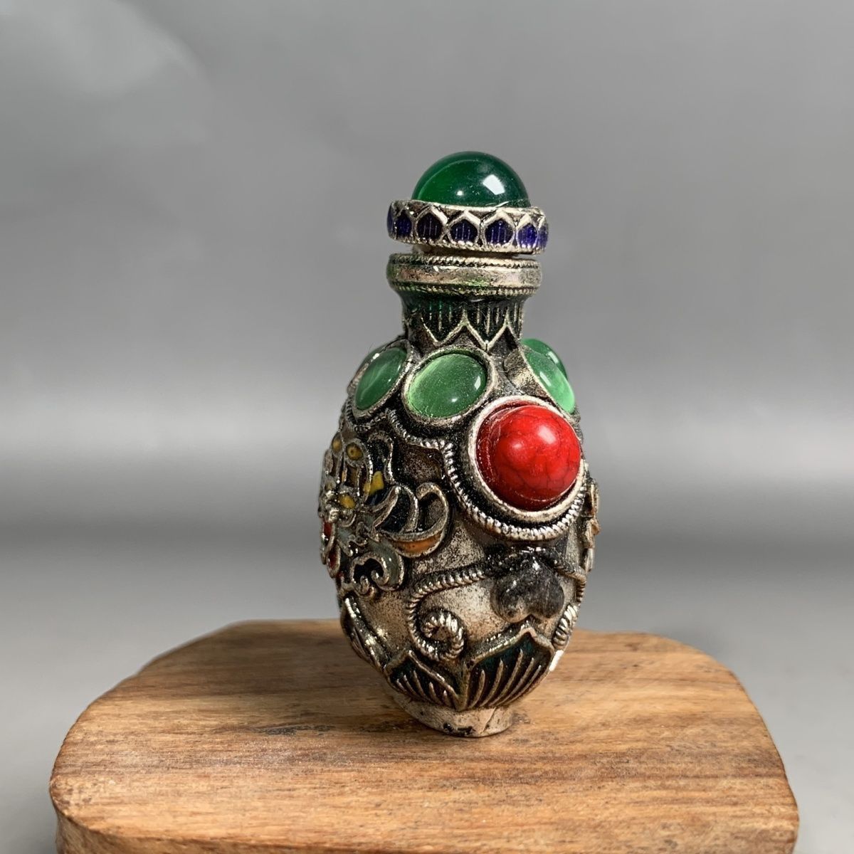 빈티지 칠보 청동 스너프 병, 미니 휴대용 흡연 액세서 - Vintage Collectible Bottles 리뷰 및 가격
