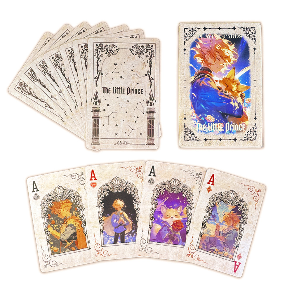 55pcs 57*88mm 어린 왕자 카드 놀이 빈티지  - Vintage Collectible Board Games 리뷰 및 가격
