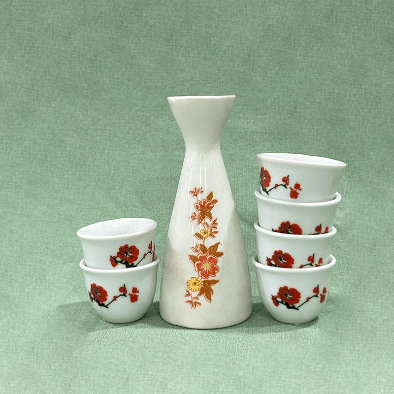 빈티지 세라믹 장식품 와인 포트 와인 컵 홈 데스크탑  - Collectible Vintage Wine 리뷰 및 가격