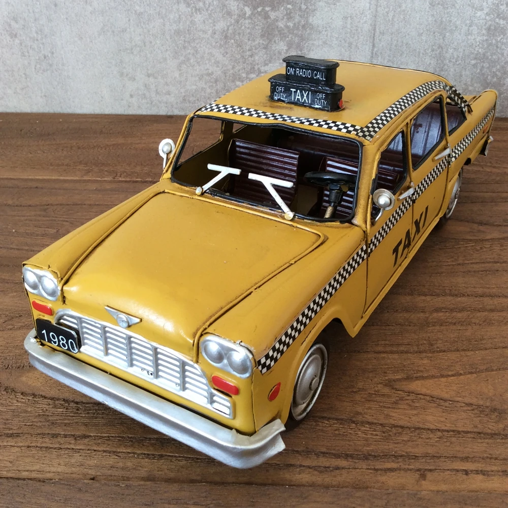 클래식 아메리칸 택시 모델 올드카 빈티지 철제 틴 레트 - Vintage Collectible Tins 리뷰 및 가격