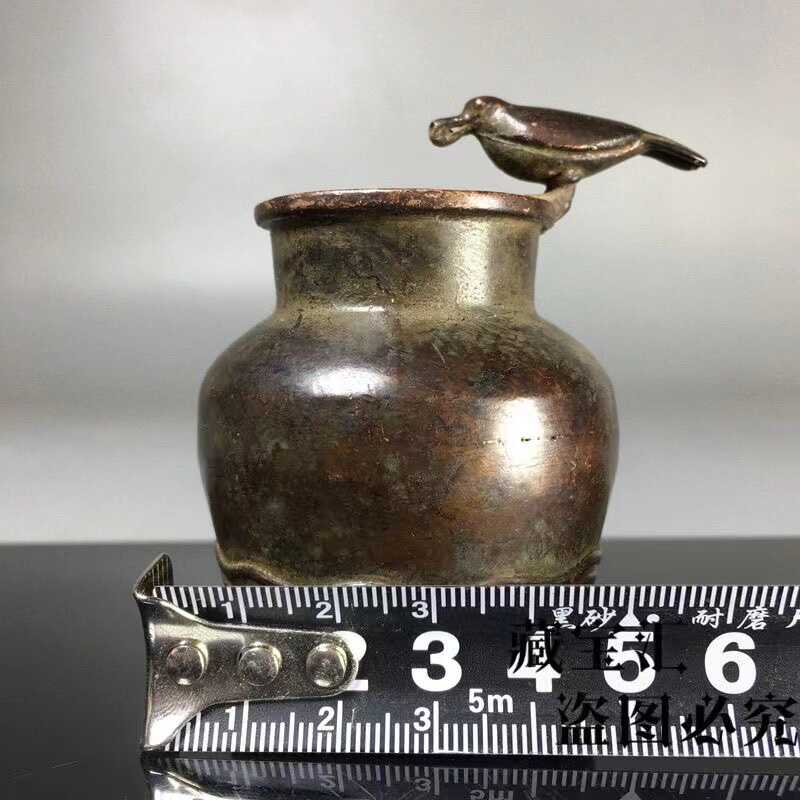 빈티지 컬렉션 청동 까마귀 물병 작은 항아리 새 모양  - Vintage Collectible Bottles 리뷰 및 가격
