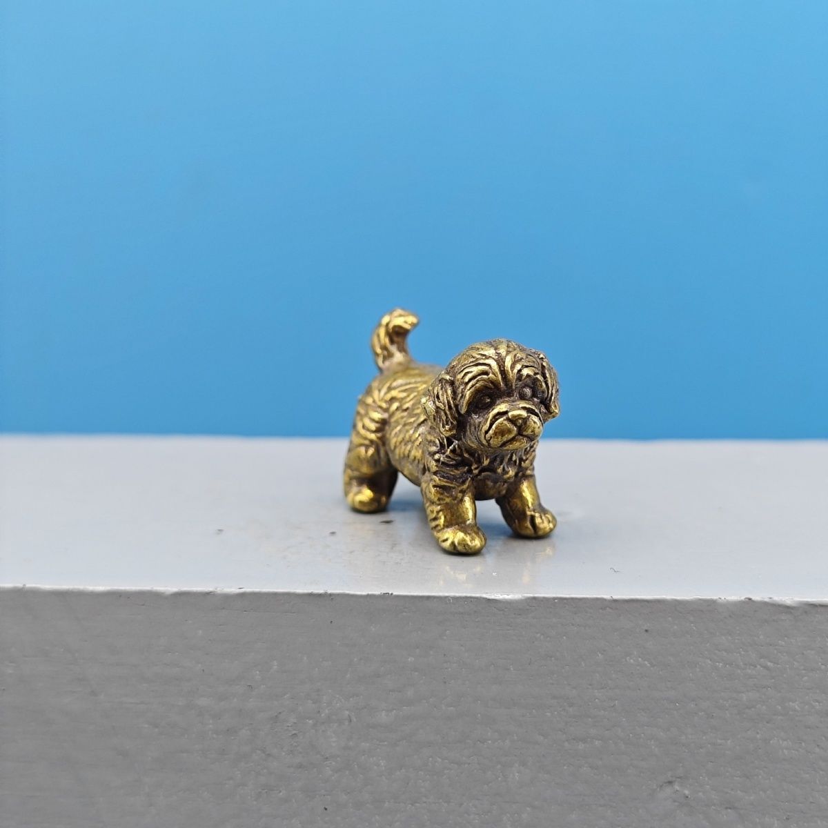 미니 황동 강아지 조각상 프렌치 불독 테디베어 샤페이  - Vintage Collectible Bears 리뷰 및 가격